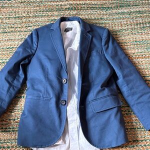 Boy’s Crewcuts Navy Blue Blazer with pants and White button down